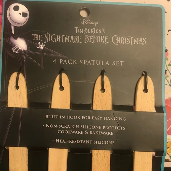 Disneys a nightmare before Christmas four piece spatcula set - Picture 5 of 6